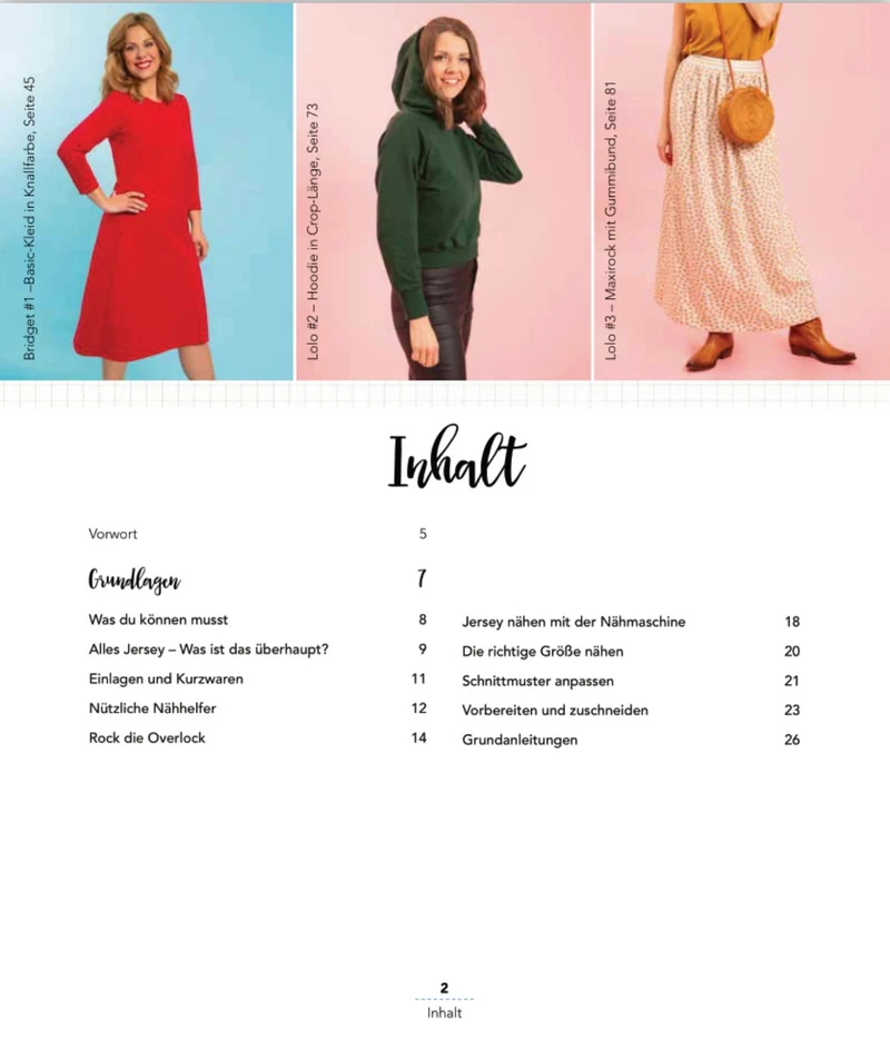 EMF Buch Kleider und Shirts, Mix & Match Alles Jersey