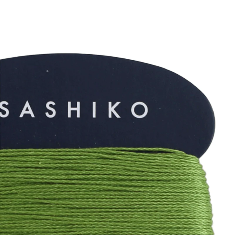 Daruma Sashiko Garn - 227 grasgrün