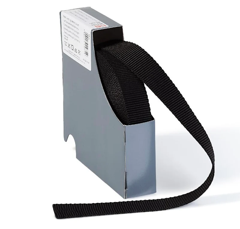 Gurtband 25mm schwarz