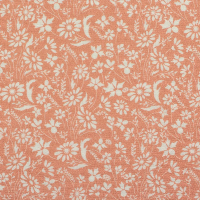 Baumwolle “Tumba“ Swafing Blumen Wiese apricot