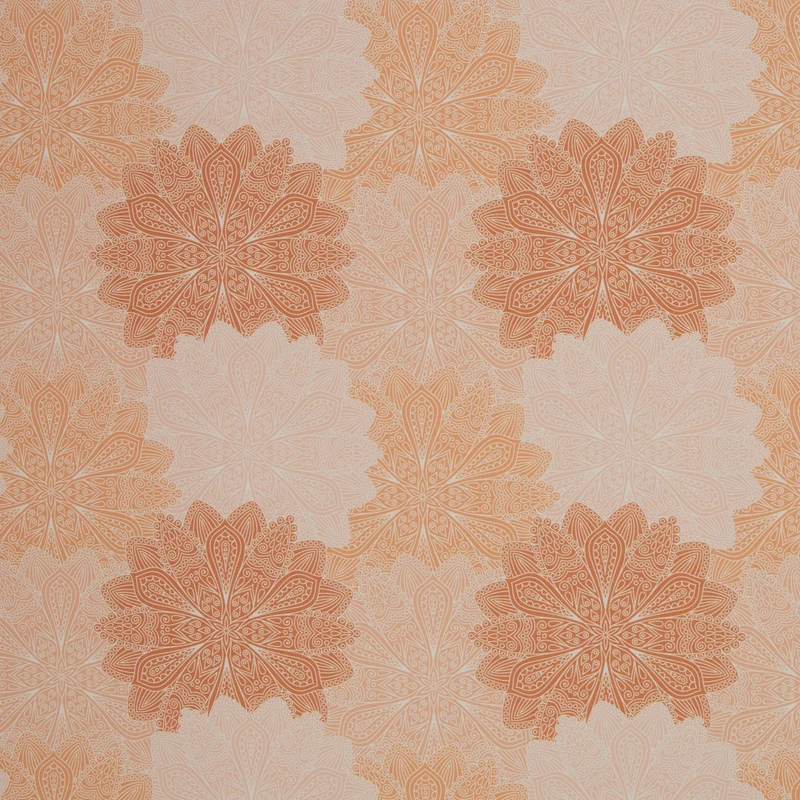 Baumwolle “Tumba“ Swafing große Blumen apricot