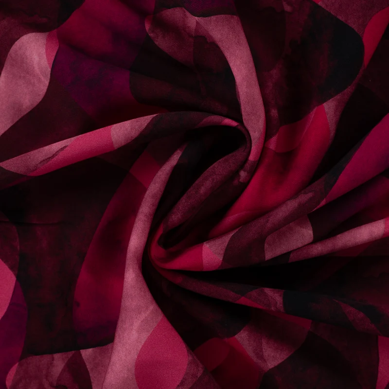 ECOVERO™ Viskose-Twill Wellen – Cyclam