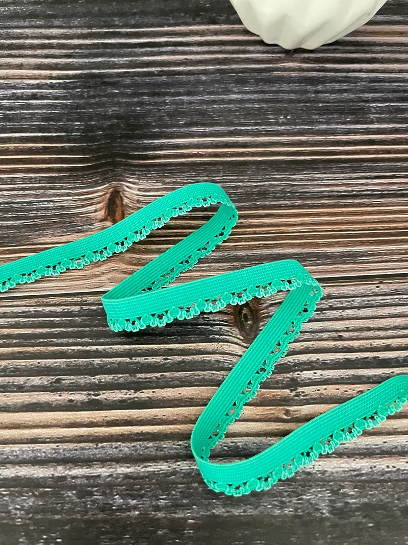 elastisches Zierband 10mm türkis