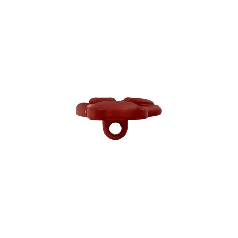 Prym Polyesterknopf Öse „Bär“ – 2‑Loch, 19 mm, mittelbraun