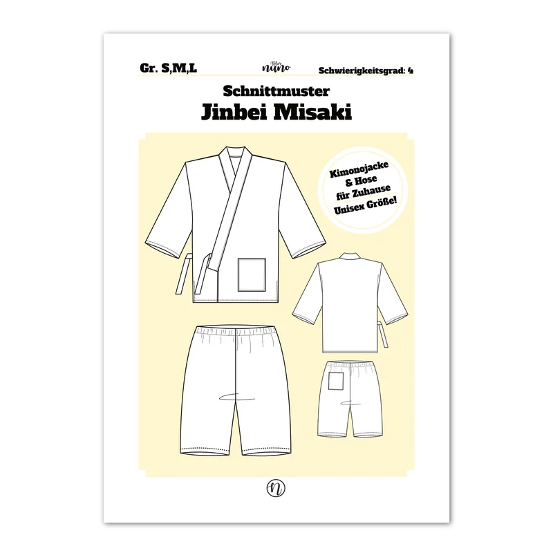 Schnittmuster Jinbei Misaki