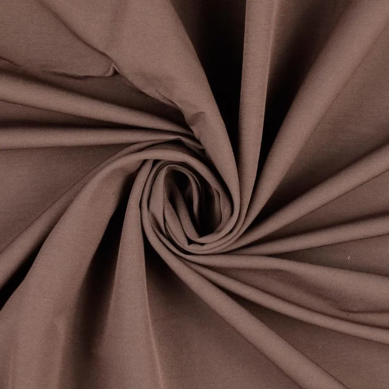 Hosenstoff Bengalin Uni taupe