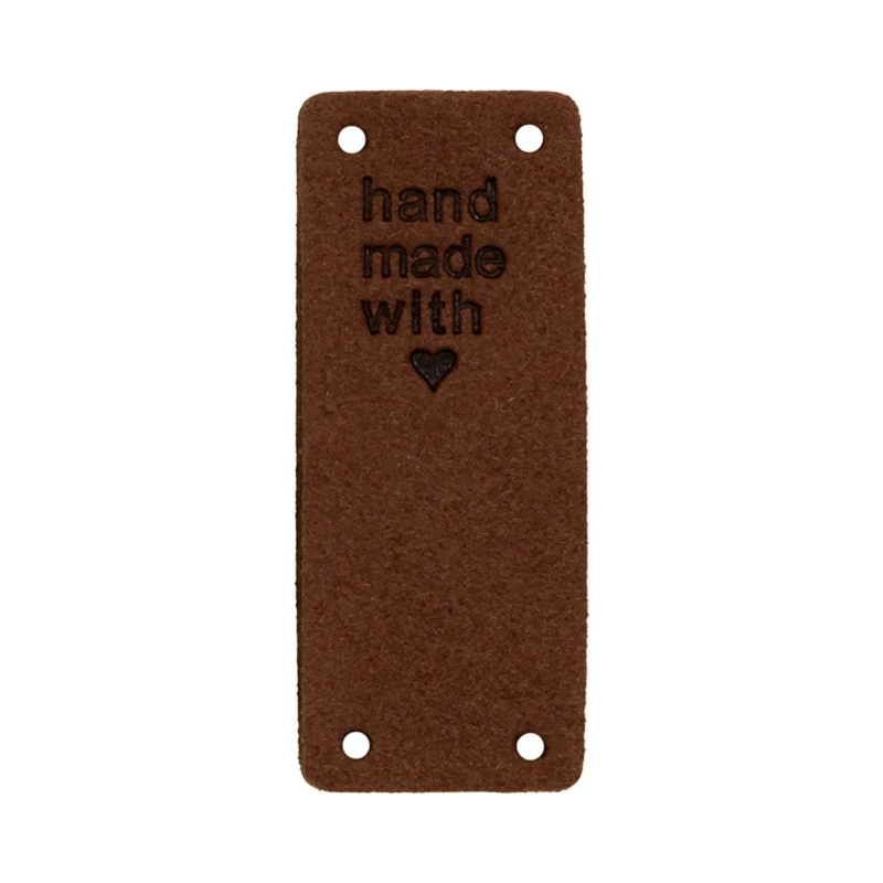 Knick-Label "handmade with love" - 2 Stück