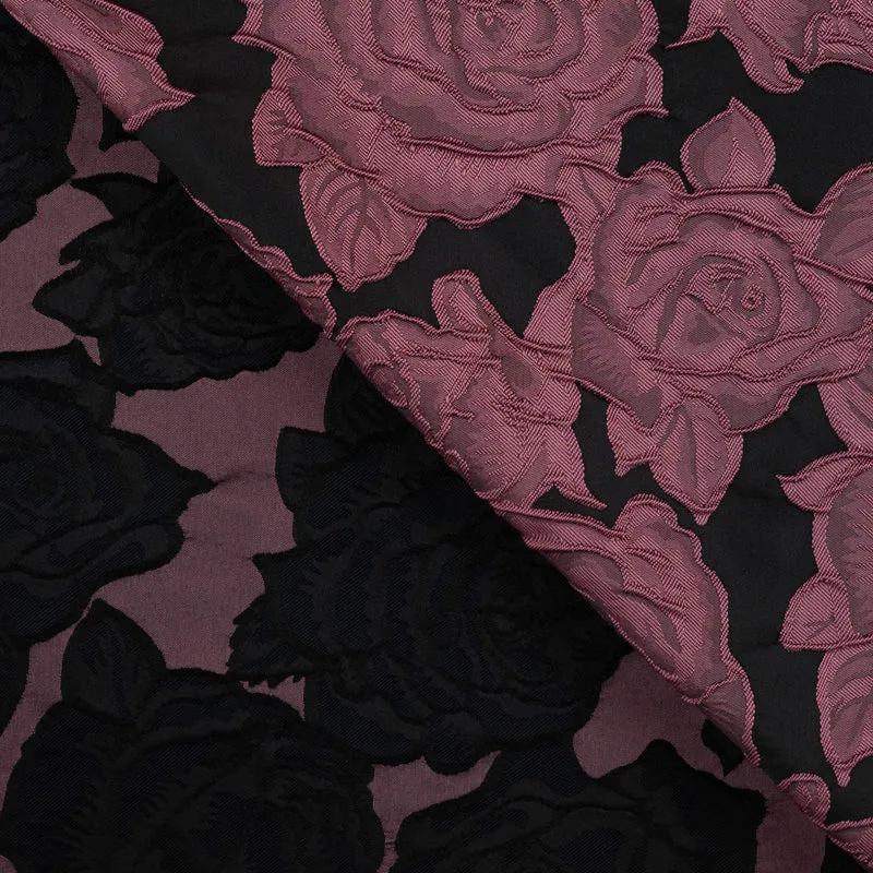 Jacquard Rosen – Weinrot