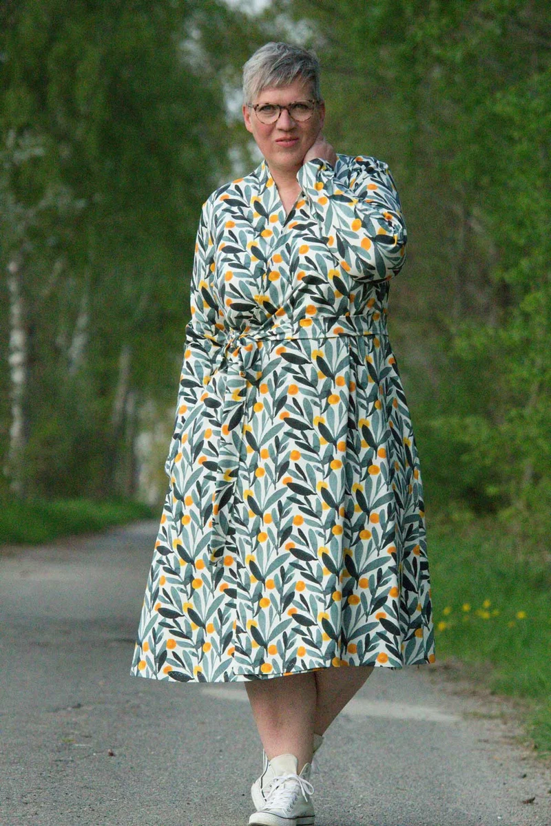 Erbsünde Schnittmuster "aurora" Kleid Damen
