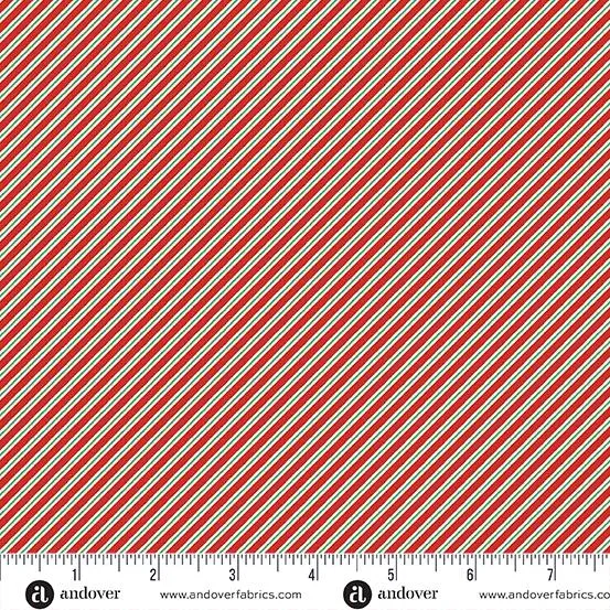 Andover, Nutcracker, Candy Cane Stripe, Red