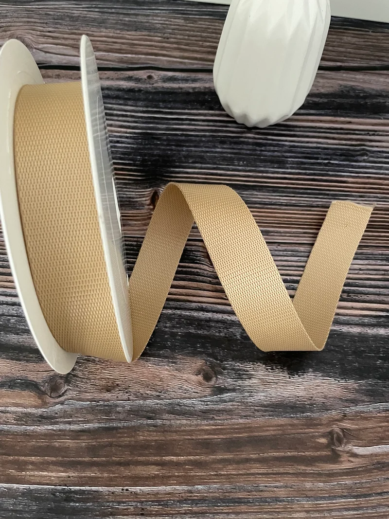 Polyester Gurtband 30mm beige