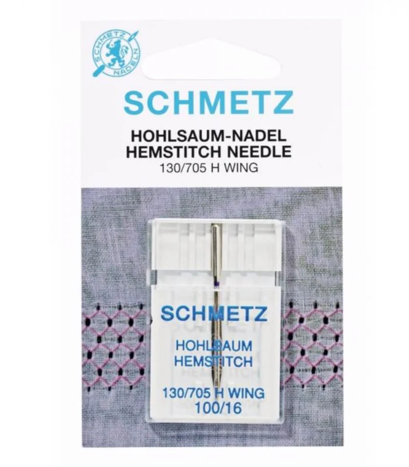 SCHMETZ Hohlsaumnadel / Wing-Nadel