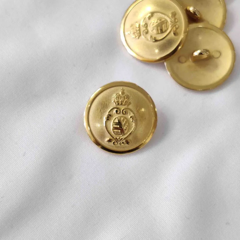 Knopf Wappen mit Öse 20 mm