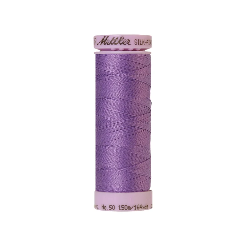 Mettler Silk-Finish Cotton 50 – Rosa & Violett, 150 m