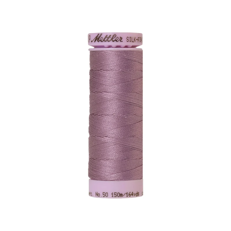 Mettler Silk-Finish Cotton 50 – Rosa & Violett, 150 m