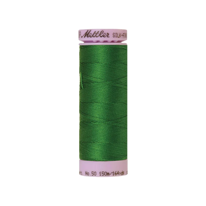 Mettler Silk-Finish Cotton 50 – Blau & Grün, 150 m