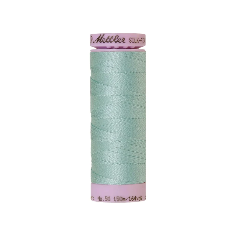 Mettler Silk-Finish Cotton 50 – Blau & Grün, 150 m
