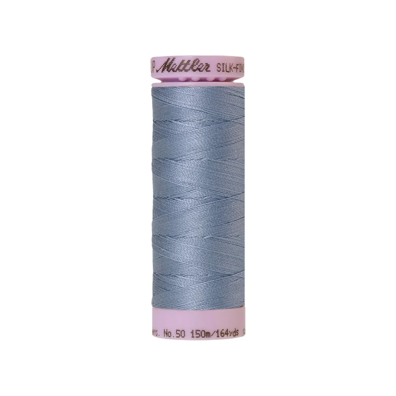 Mettler Silk-Finish Cotton 50 – Blau & Grün, 150 m
