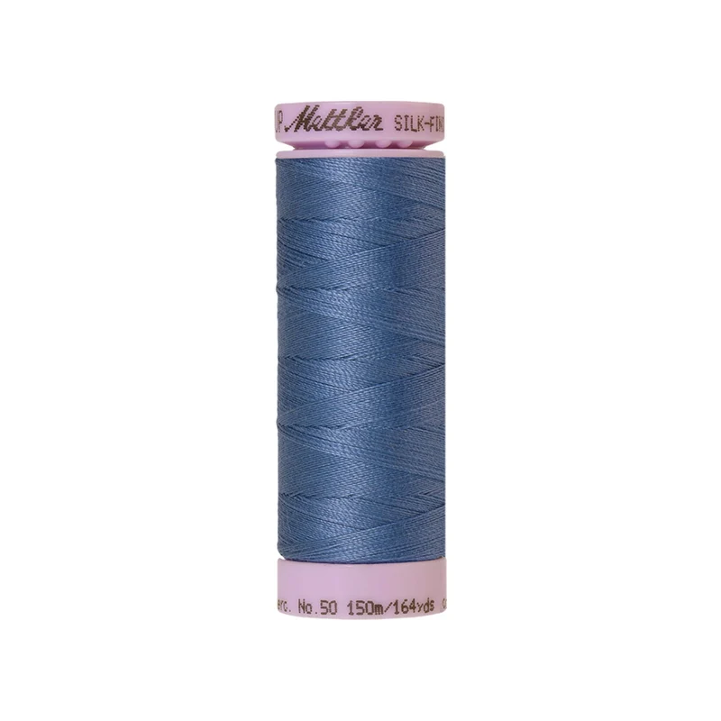 Mettler Silk-Finish Cotton 50 – Blau & Grün, 150 m