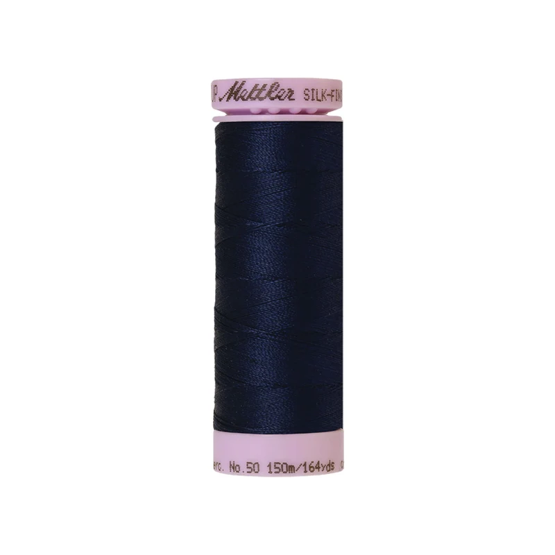 Mettler Silk-Finish Cotton 50 – Blau & Grün, 150 m