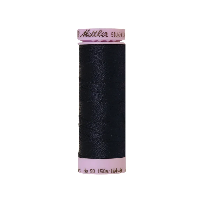 Mettler Silk-Finish Cotton 50 – Blau & Grün, 150 m
