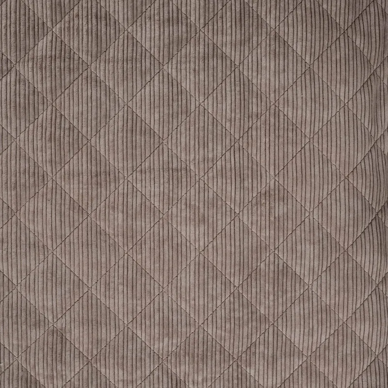 Stepp-Cordstoff – Champagner