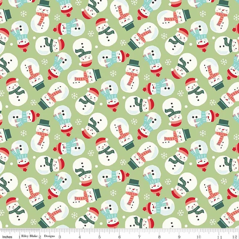 My Minds Eye, North Pole Flannel, F17753-HONEYDEW, Green
