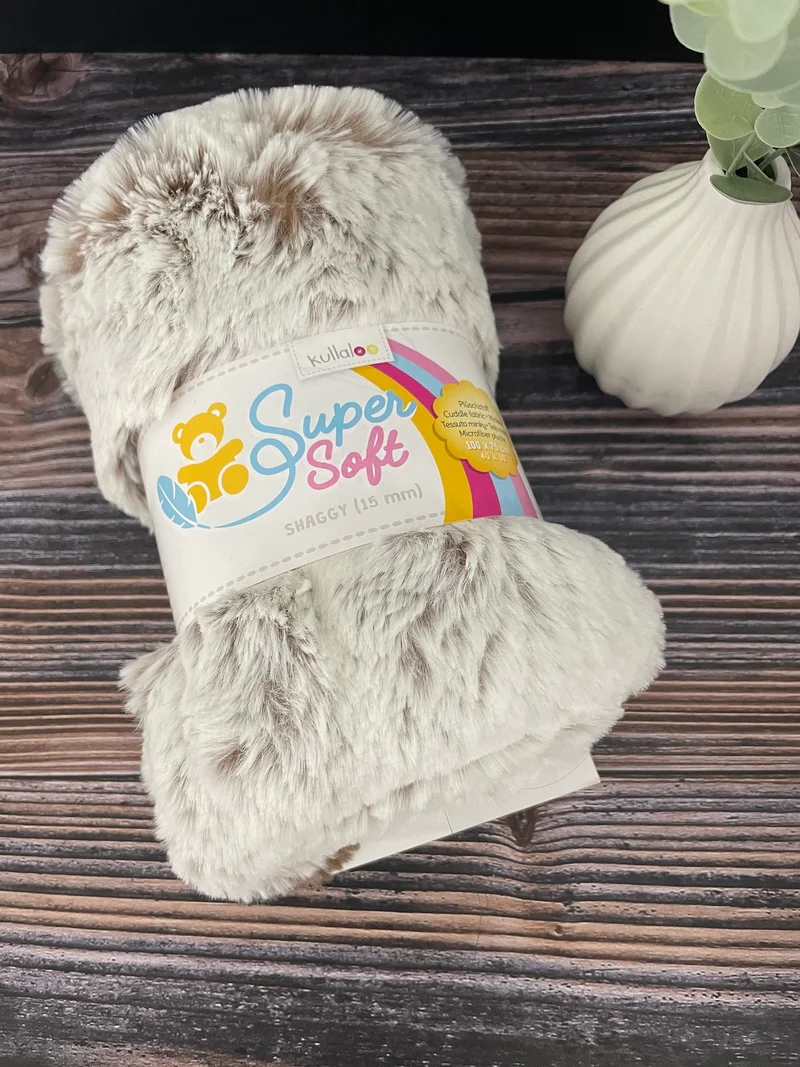 Kullaloo Supersoft Shaggy 15mm 100 x 75cm mocca