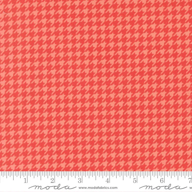 Moda, Sherri & Chelsi, Houndstooth, Geranium Pink