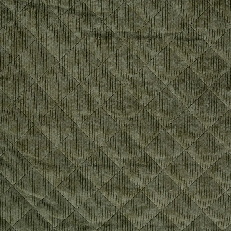 Stepp-Cordstoff – Khaki