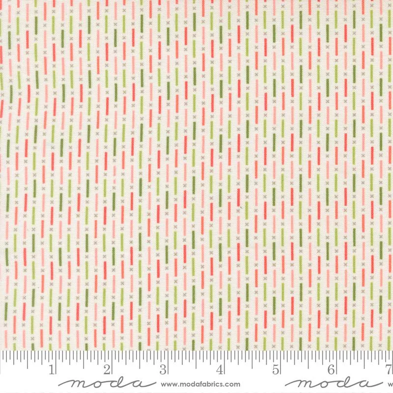 Moda, Sherri & Chelsi, Candy Stripe, Cloud White