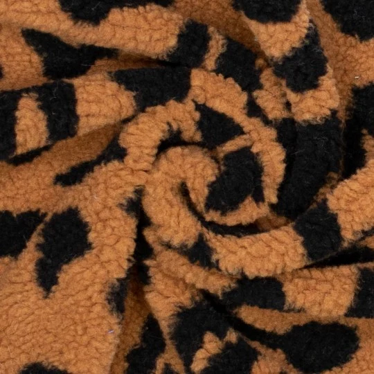 Teddystoff Leo – Leopardenmuster