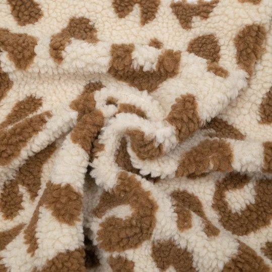 Teddystoff Leo – Leopardenmuster