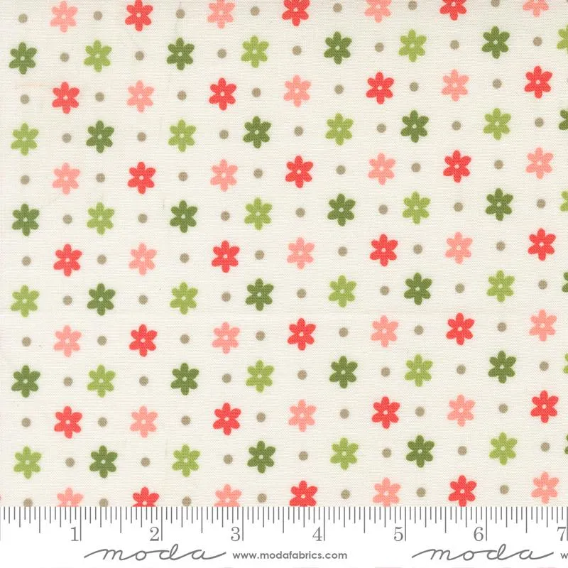 Moda, Sherri & Chelsi, Daisy Dot Cloud White