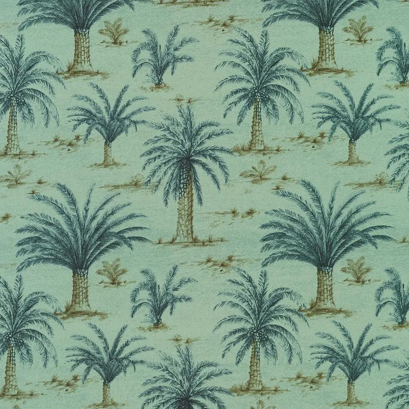 Robert Kaufman, Island Paradise, Palm Trees on Aqua