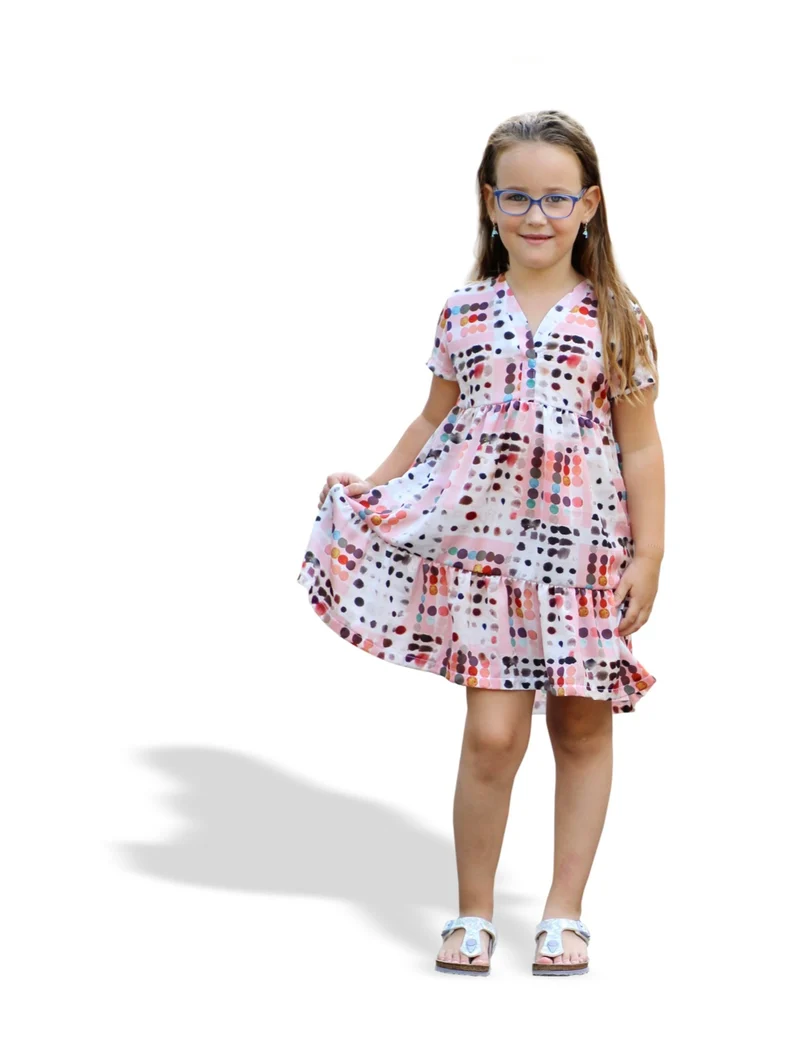 Fadenkäfer Schnittmuster "Valentina" Kleid Kinder