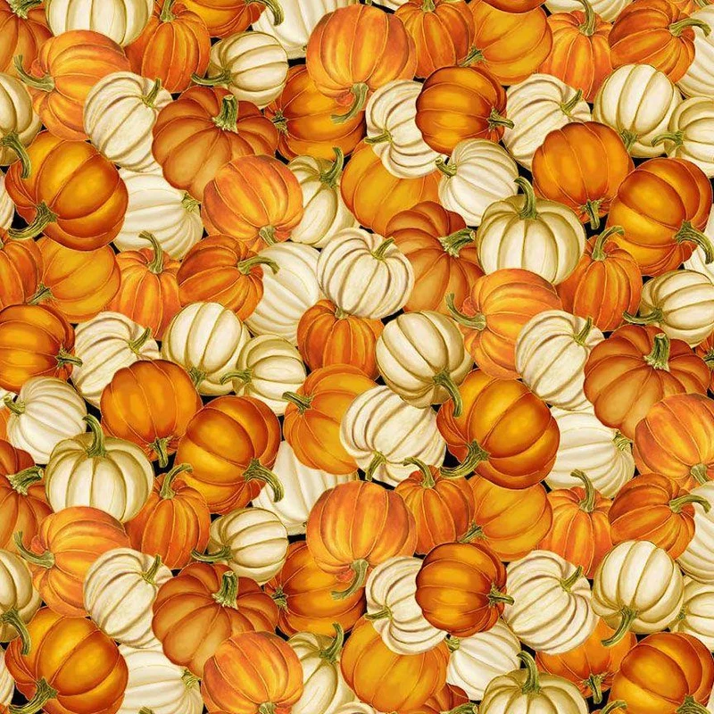 Packed Pumpkins Metallic-Pumpkins, Orange, CM4135-PUMPKIN