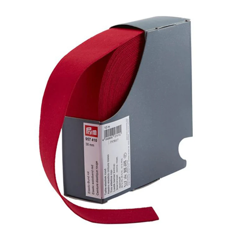 Prym Elastic Bund 38 mm rot