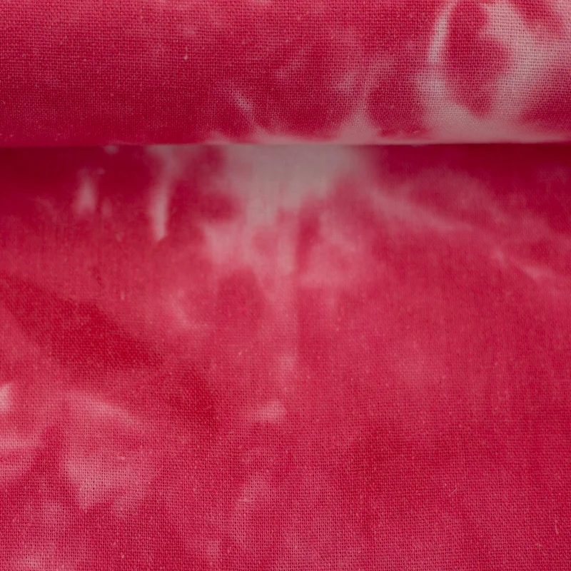 Viskose / Leinen Batik „Ronda“ Swafing pink