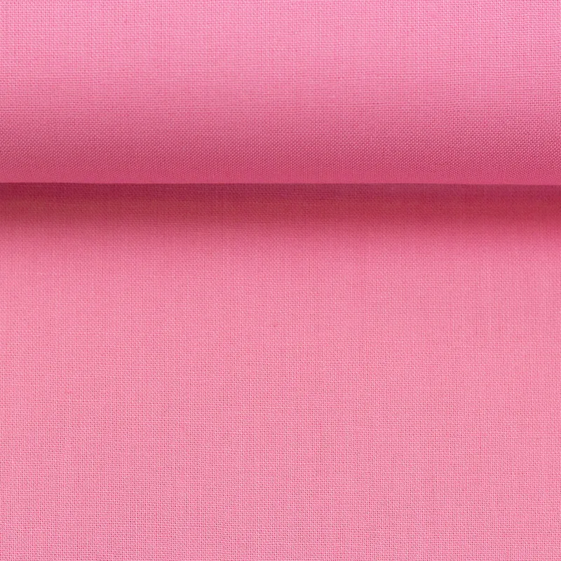 Baumwolle Uni Heide Swafing rosa