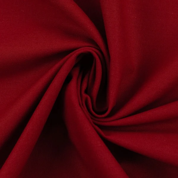 Baumwolle Uni Heide Swafing burgundy