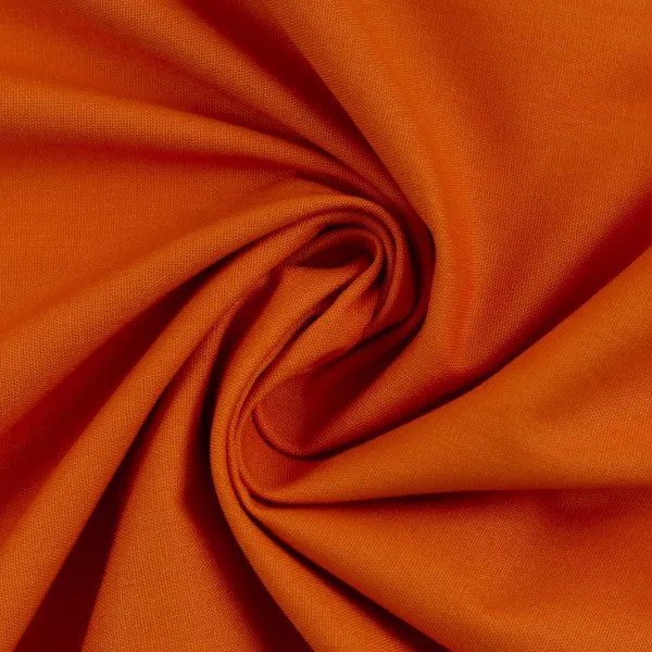 Baumwolle Uni Heide Swafing orange