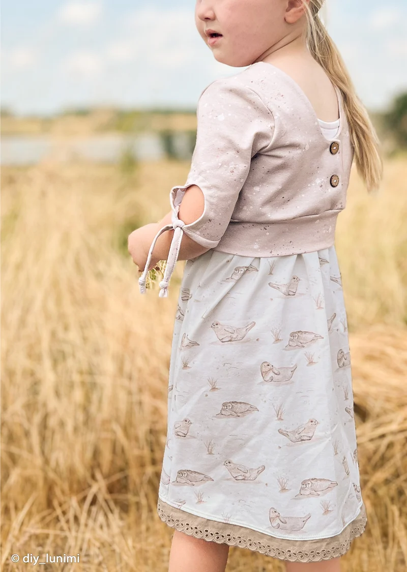 Baumwolljersey Robbe Küstenliebe by Christiane Zielinski