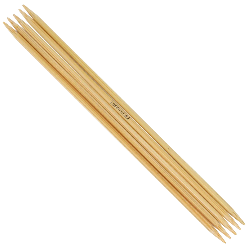 Strumpfstricknadeln aus Bambus, 20cm lang von addi
