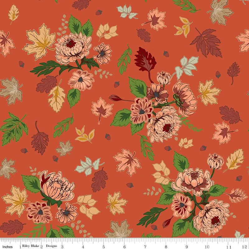 Riley Blake, Beverly McCullough, Cozy Autumn, Main Rusty