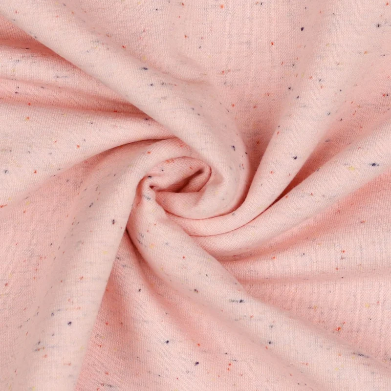 Sweat "Cosy" Uni Sprenkel blush
