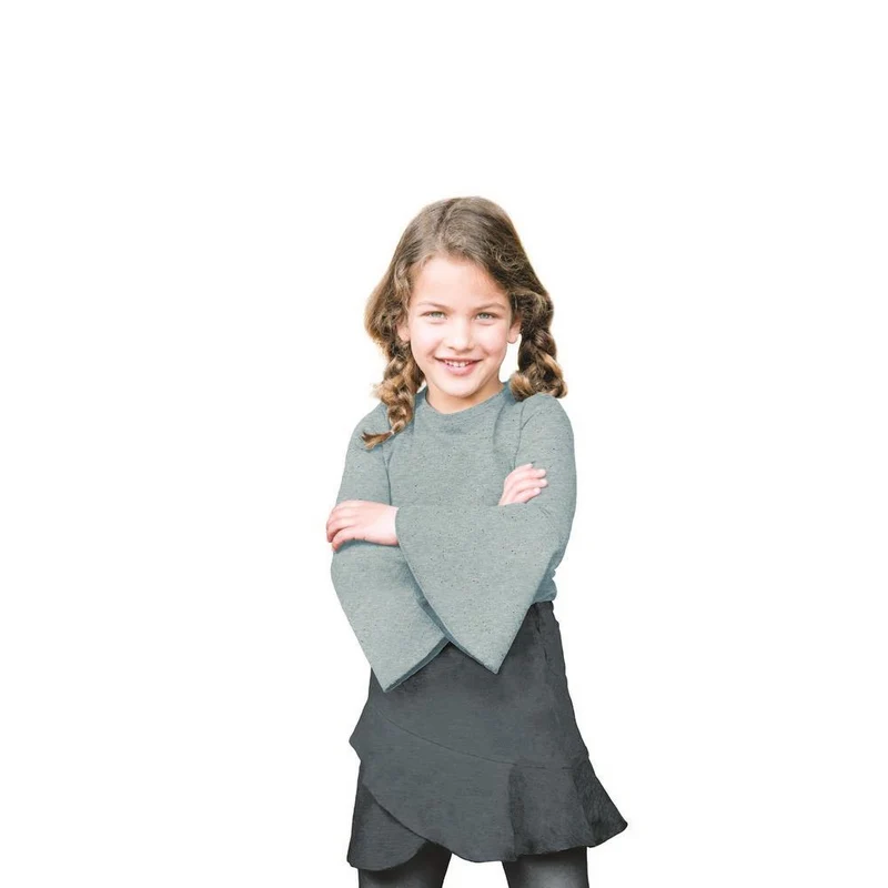Sweat "Cosy" Uni Sprenkel blush