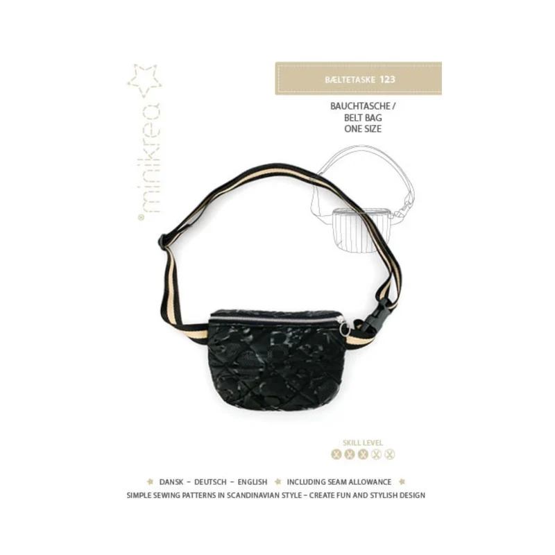 Schnittmuster 123 Bauchtasche