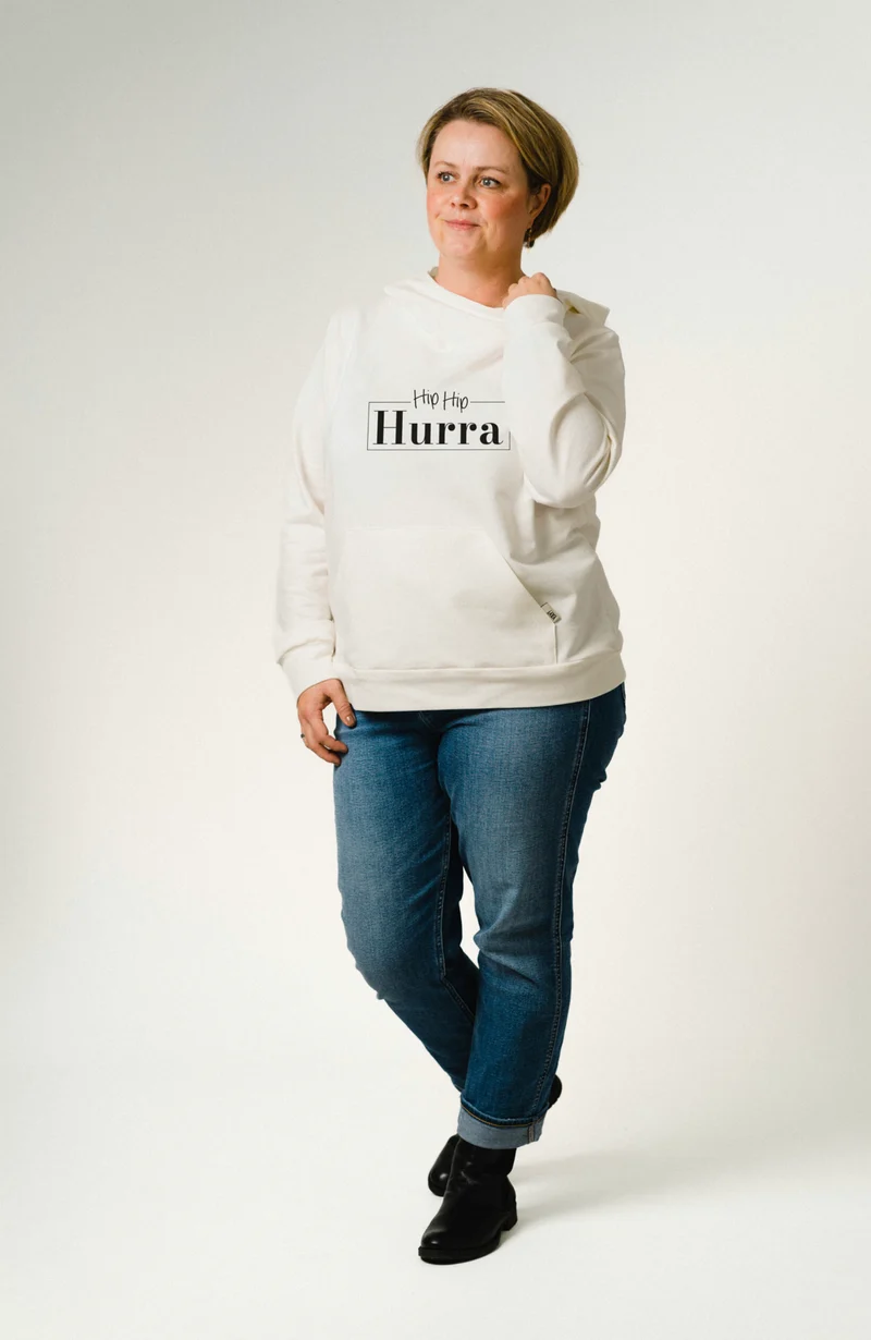Fadenkäfer Schnittmuster "X-te" Hoodie Damen