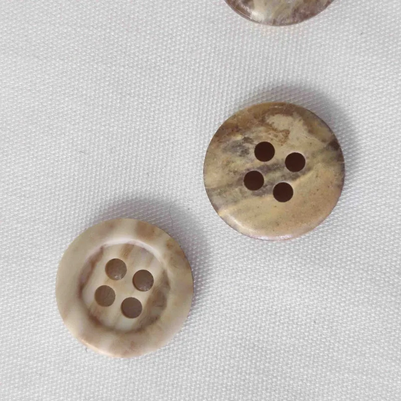 Polyester Knopf 4-Loch 10 mm